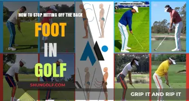 Master Your Golf Swing: Stop Hitting Off the Back Foot