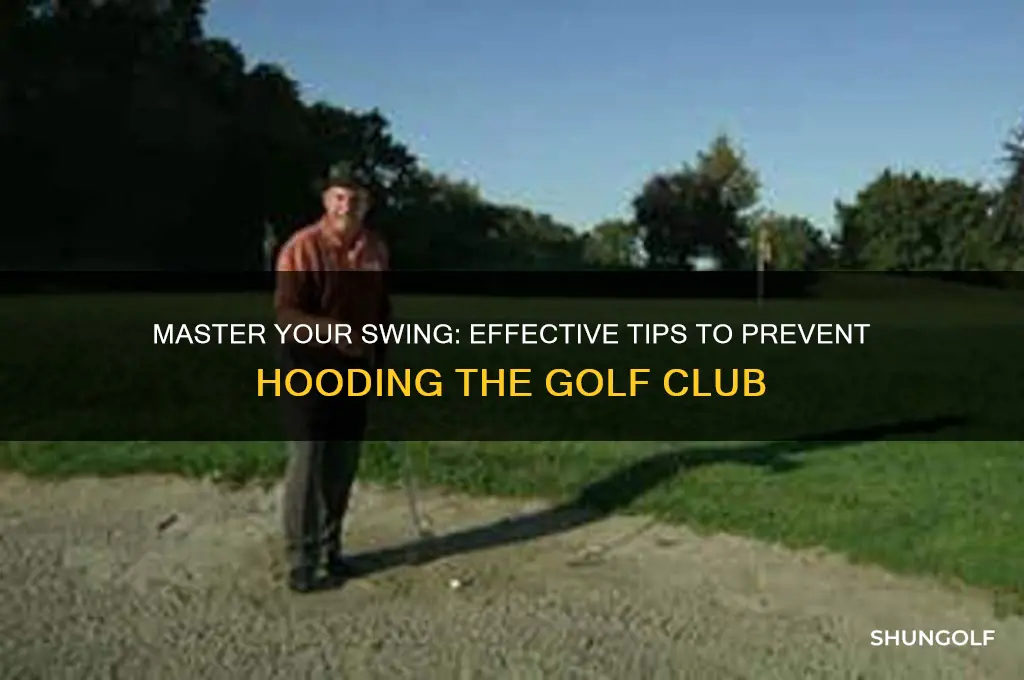 how to stop hooding the golf club
