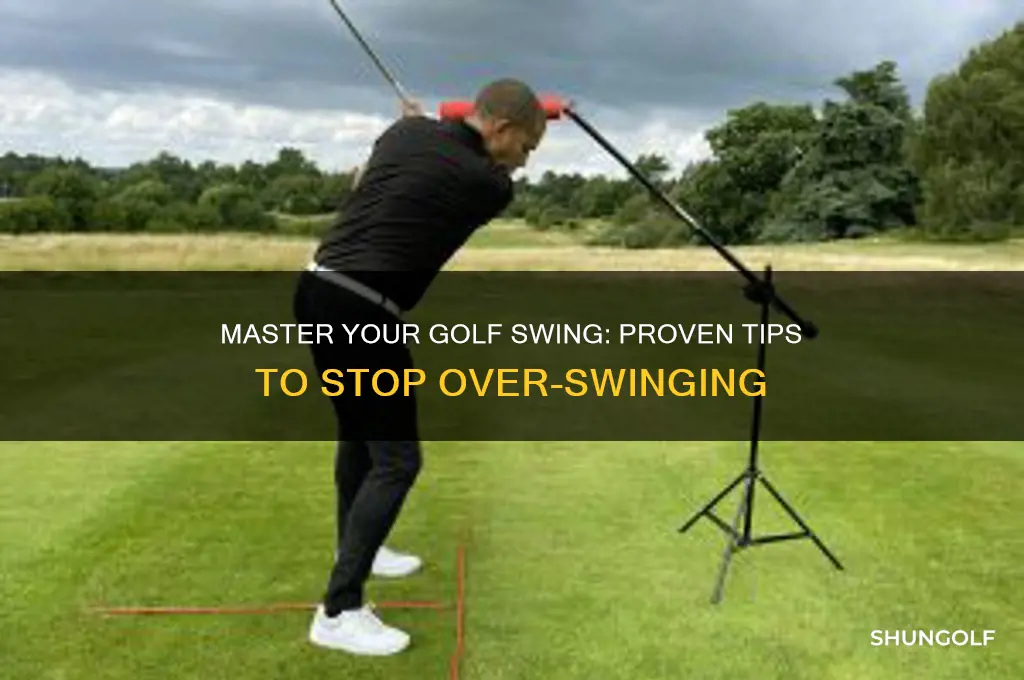 how to stop over swinging golf club