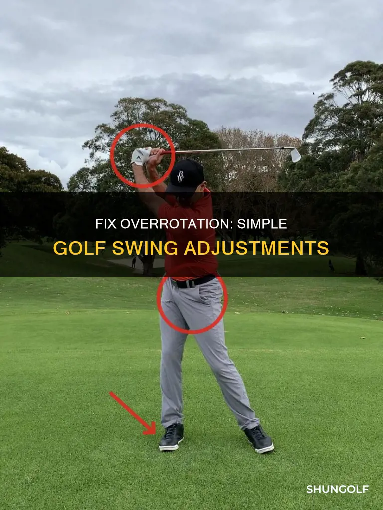how to stop overrotating on golf