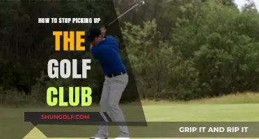 Master Your Golf Swing: Stop Picking Up the Club Effectively