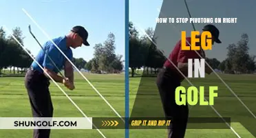 Master Your Golf Swing: Correct Right Leg Pivoting for Better Balance