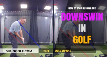 Master Your Golf Downswing: Techniques to Eliminate Rushing and Improve Consistency