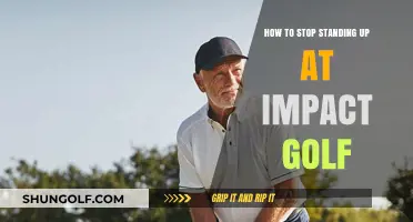 Master Your Golf Swing: Prevent Standing Up at Impact Effectively