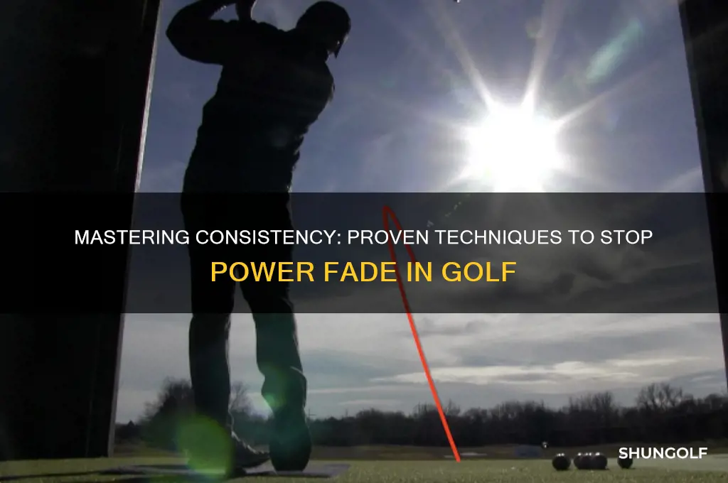 how to stop the power fade in golf