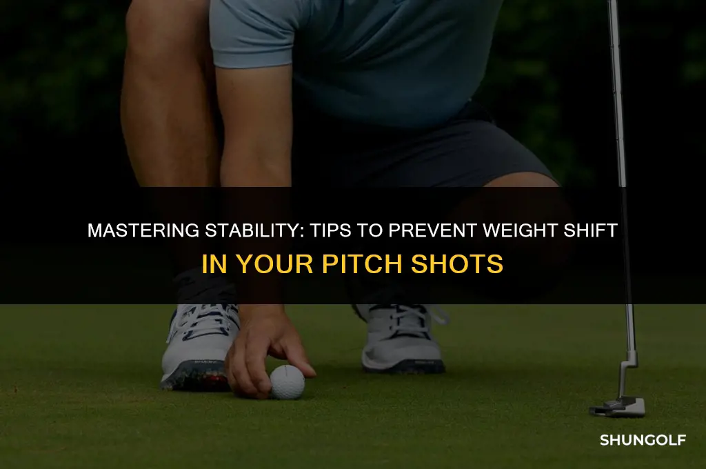 how to stop weight shift in pitch shot golf
