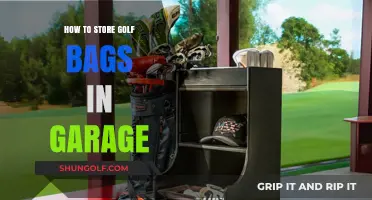 Organizing Your Golf Gear: A Guide to Storing Golf Bags in the Garage
