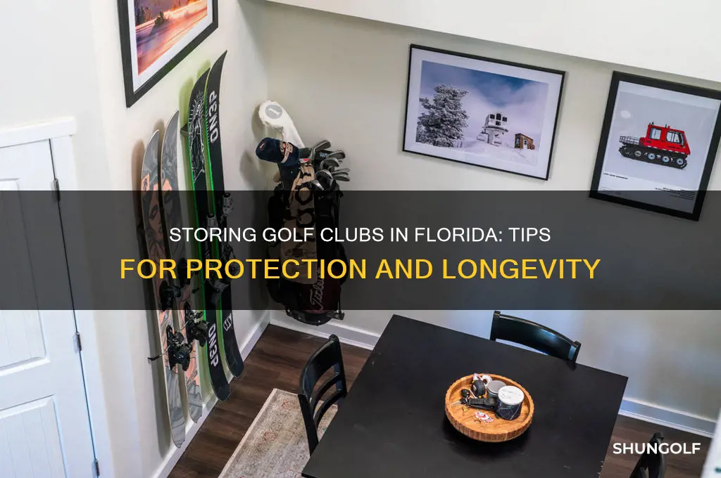 how to store golf clubs in florida