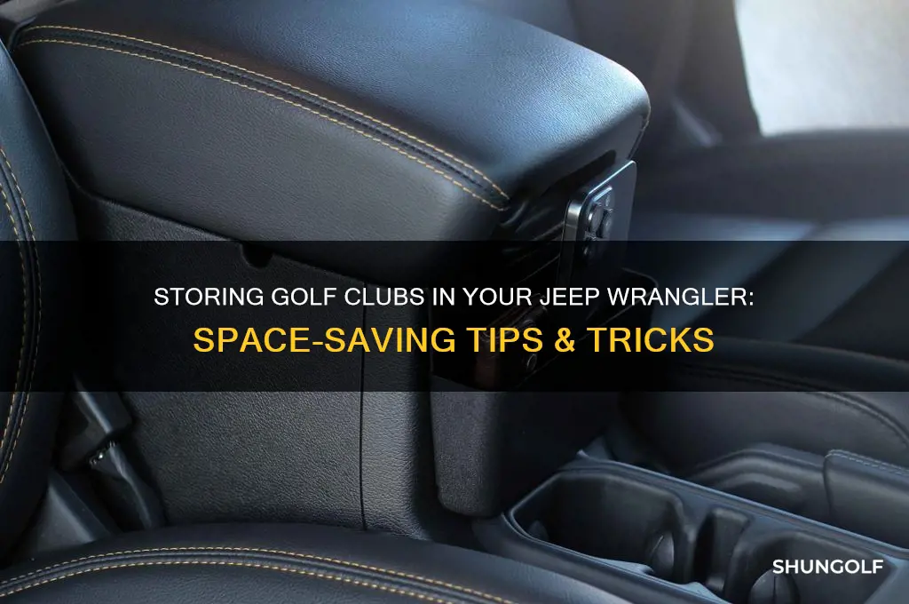 how to store golf clubs in jeep wrangler