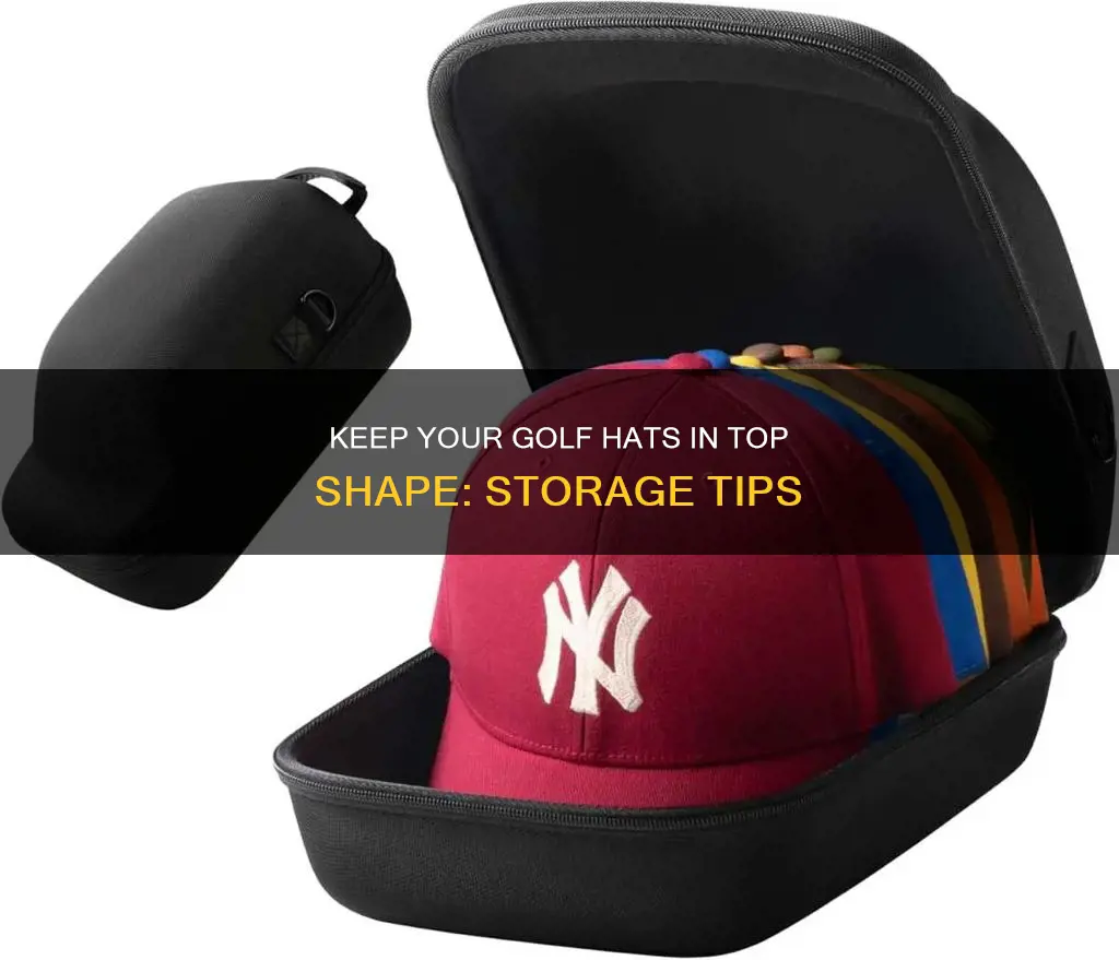 how to store golf hats
