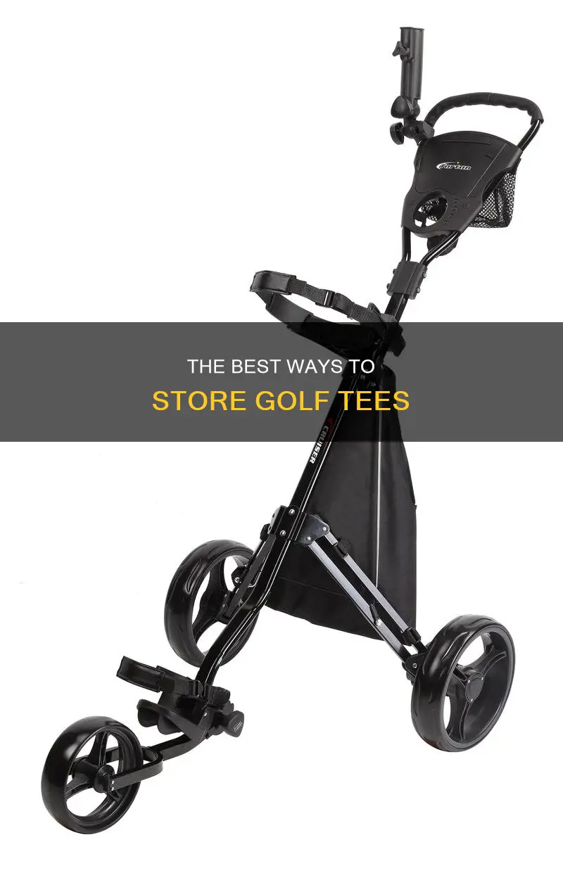 how to store golf tees