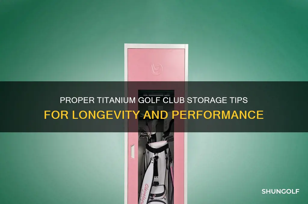 how to store titanium golf clubs