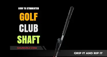 Mastering Golf Club Shaft Straightening: A Step-by-Step Repair Guide