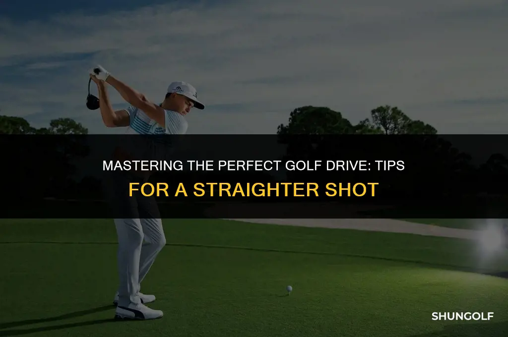 how to straighten golf drive