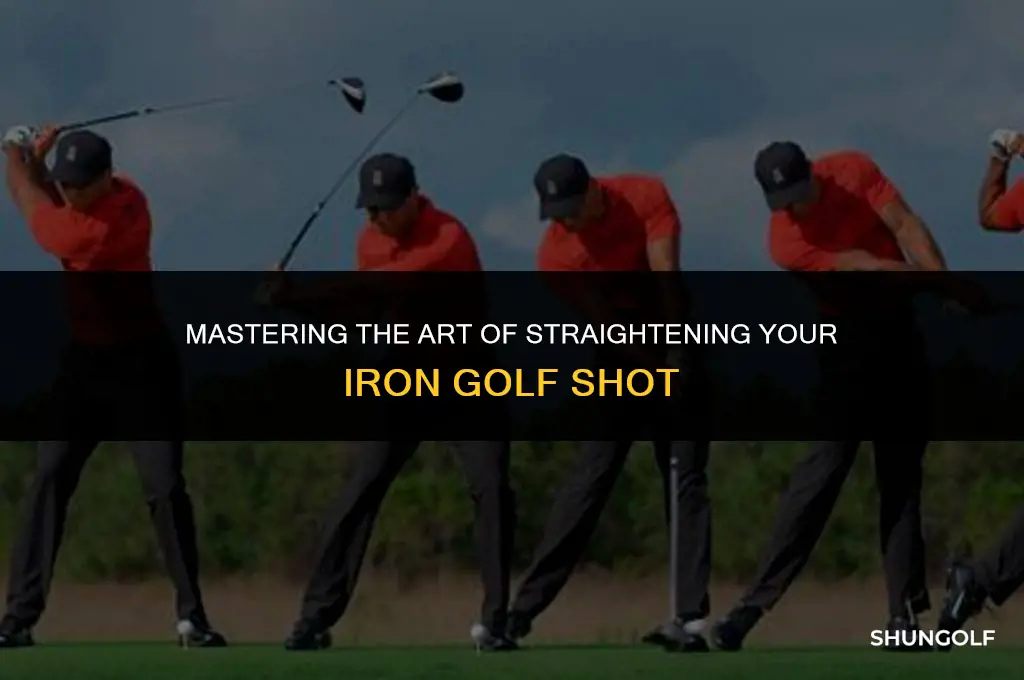 how to straighten your iron golf shot