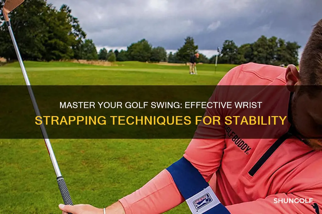 how to strap a wrist for golf