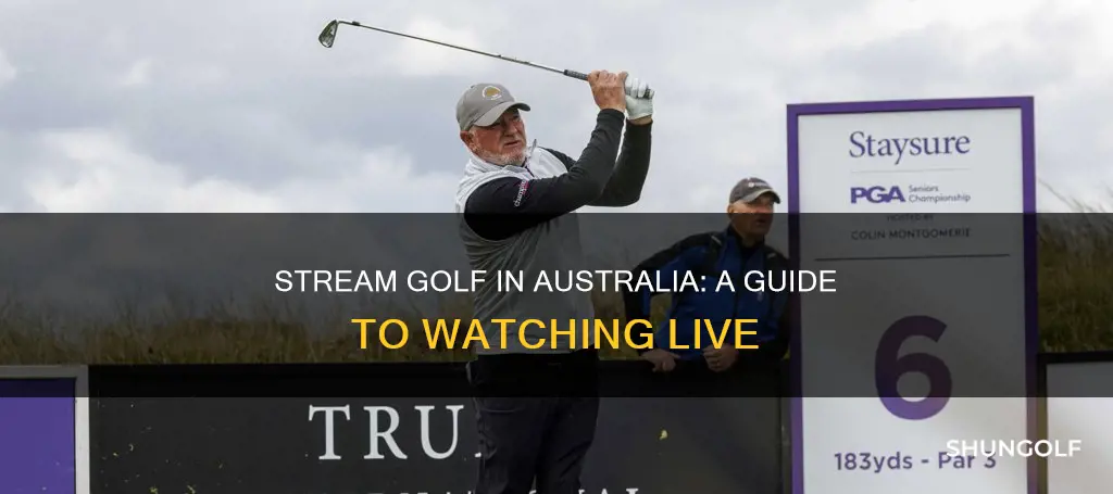 how to stream golf in australia