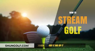 Stream Golf: A Beginner's Guide to Watching Golf Online