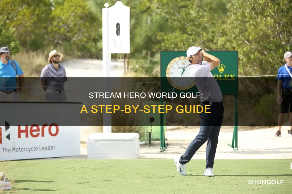 how to stream hero world golf