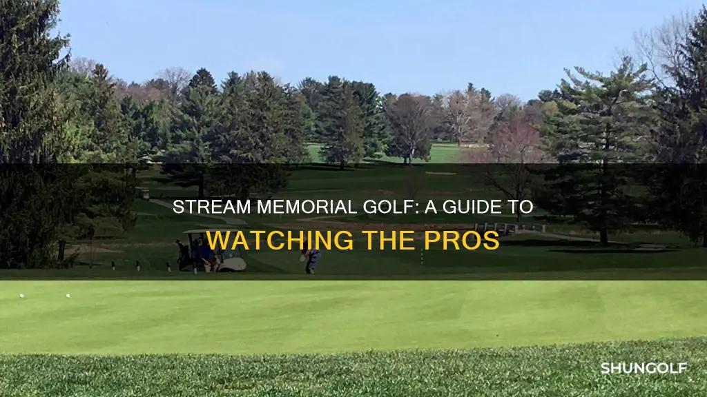 how to stream memorial golf