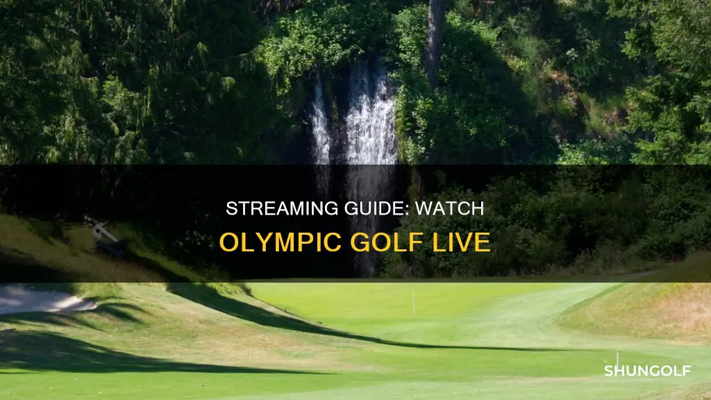 how to stream olympic golf