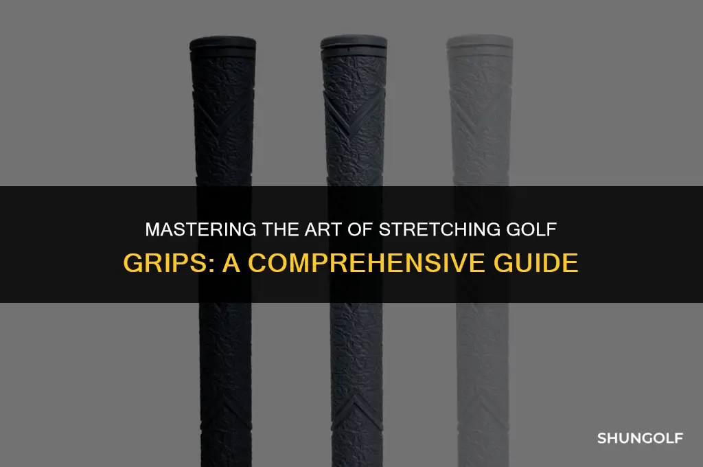 how to stretch golf grips