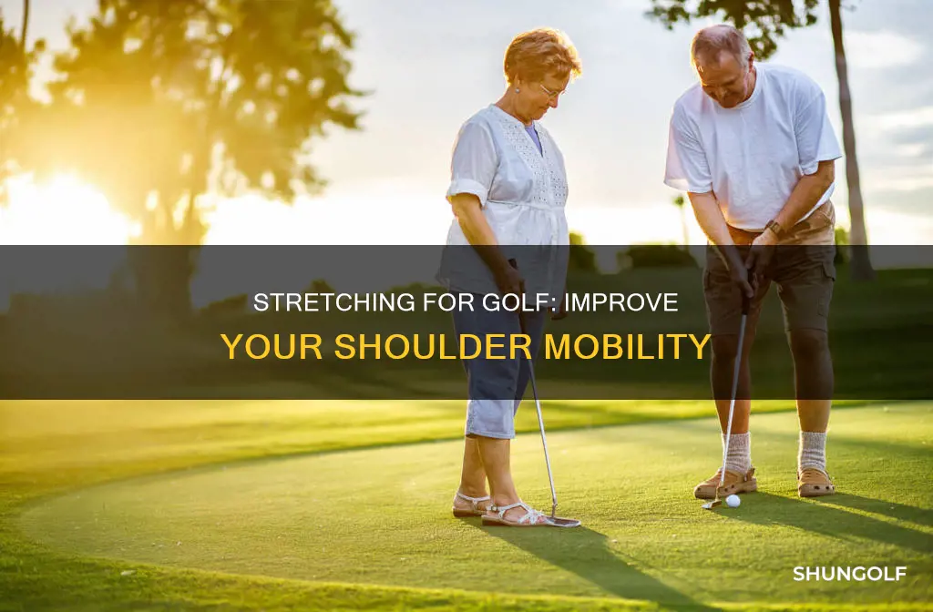 how to stretch shoulder golf