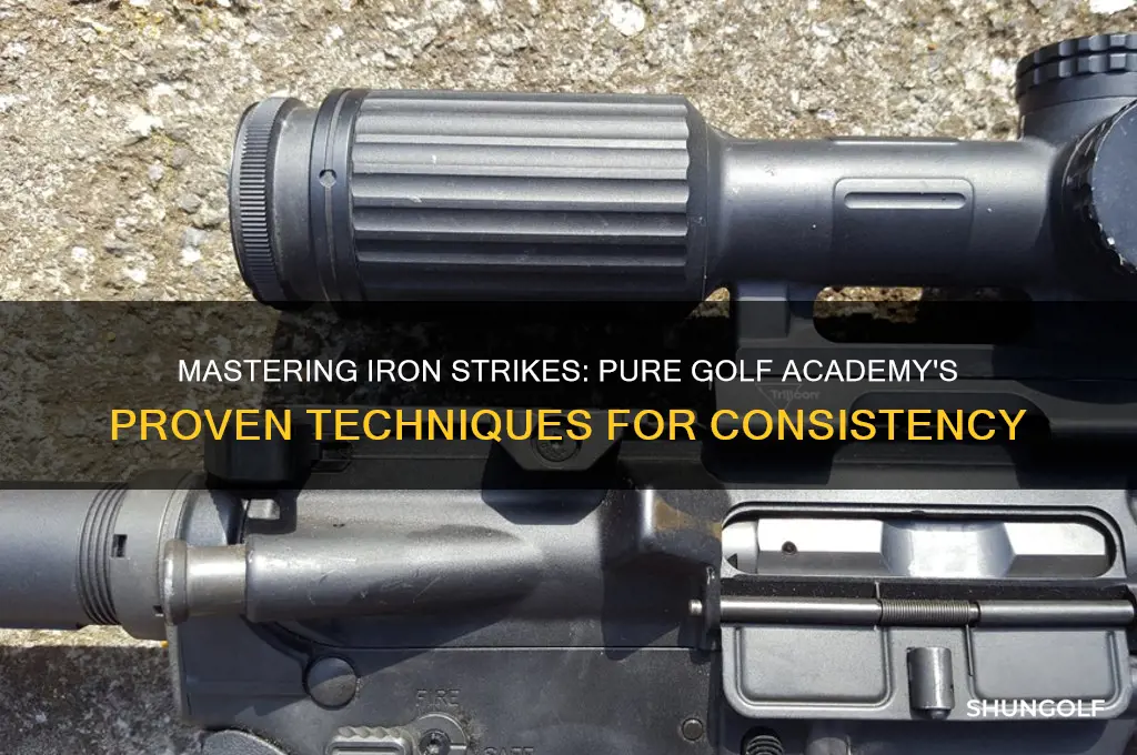 how to strike your irons pure golf academy