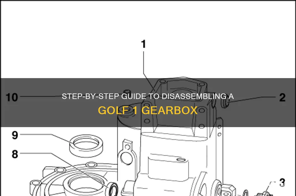 how to strip a golf 1 gearbox