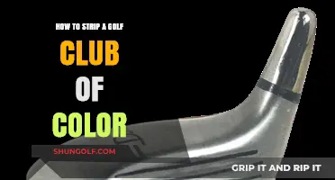 DIY Guide: Removing Color from Your Golf Club Effectively
