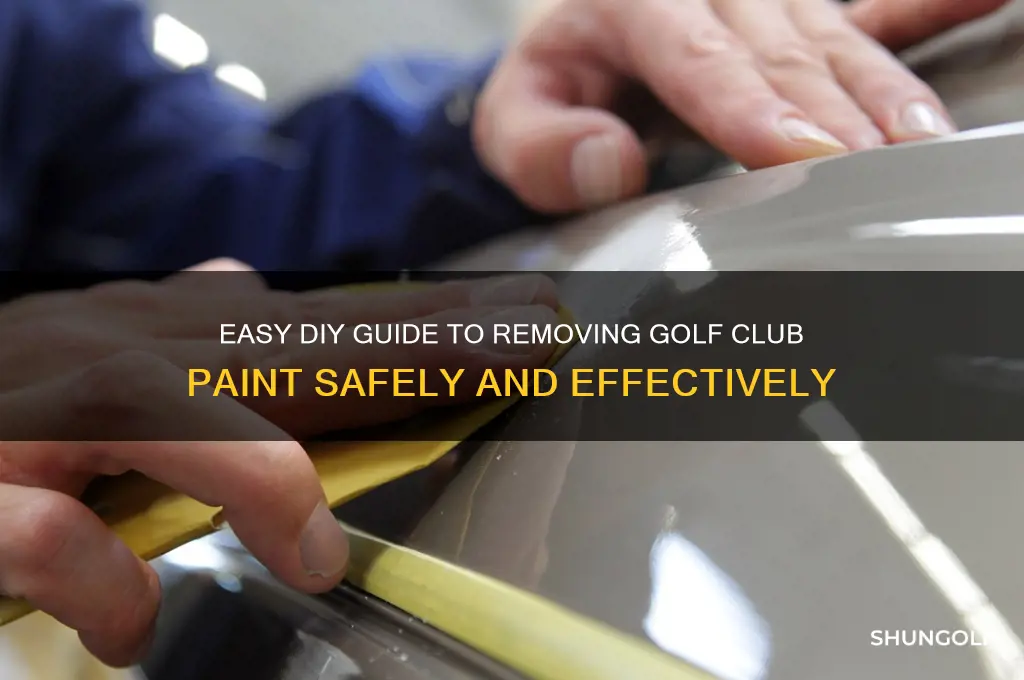 how to strip golf club paint