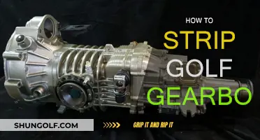 Stripping a Golf Gearbox: A Step-by-Step Guide