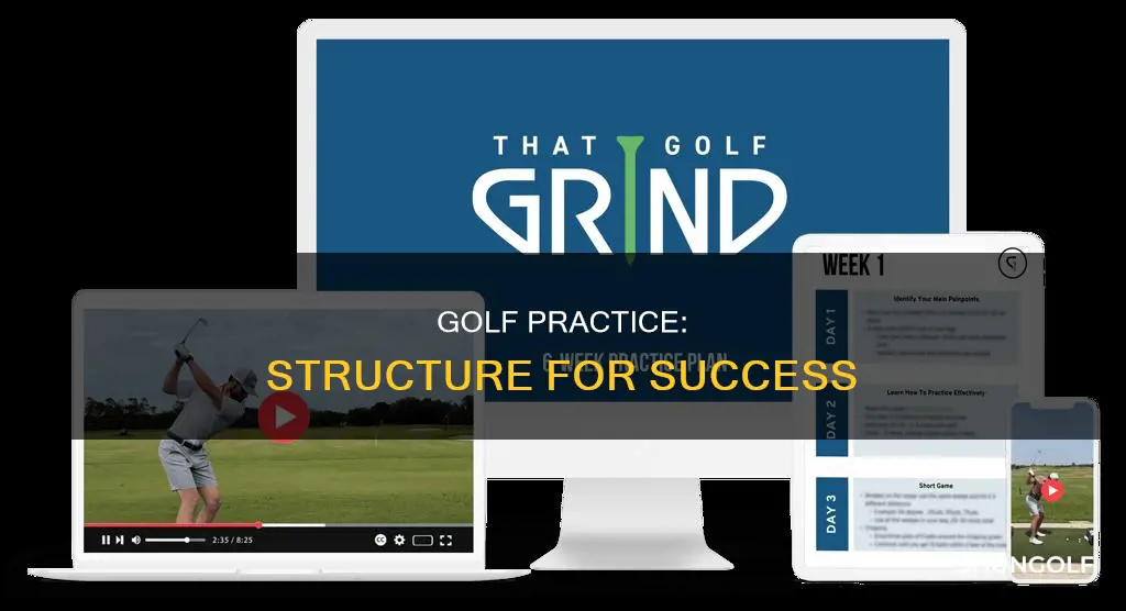 how to structure golf practice