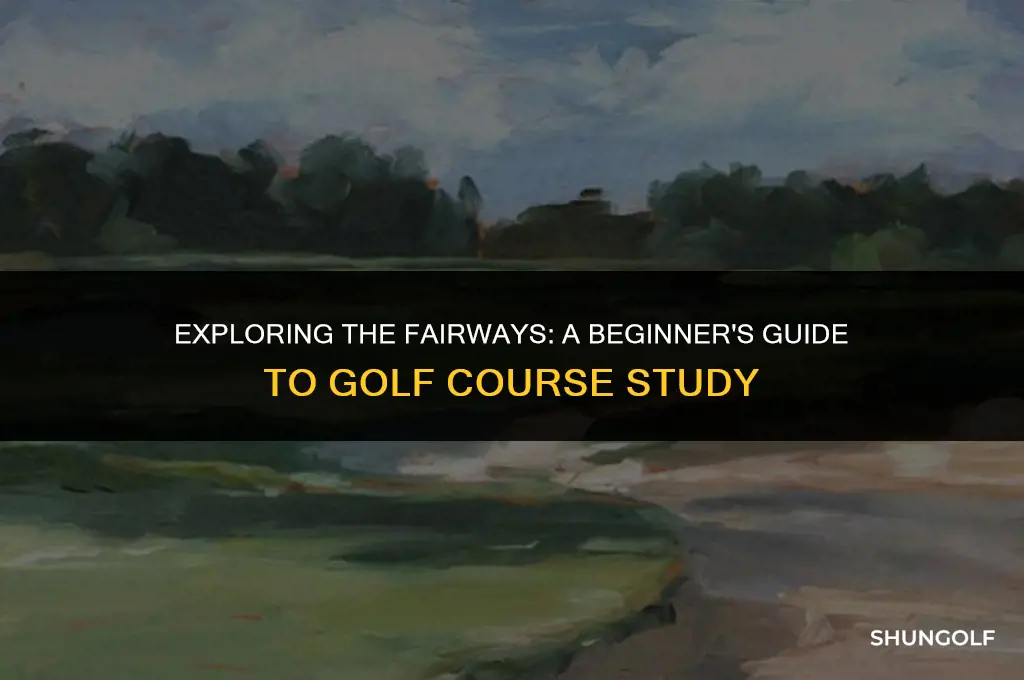 how to study a golf course