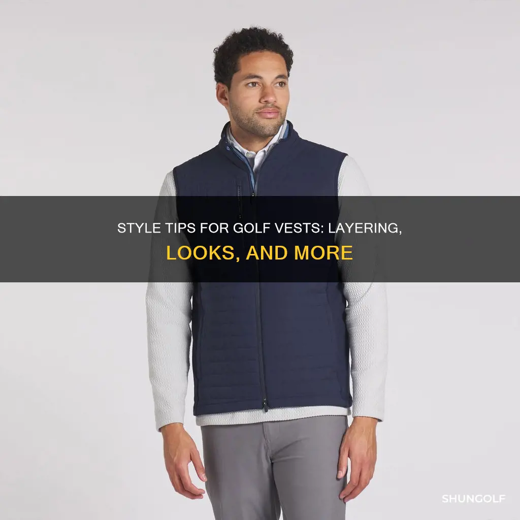 how to style a golf vest