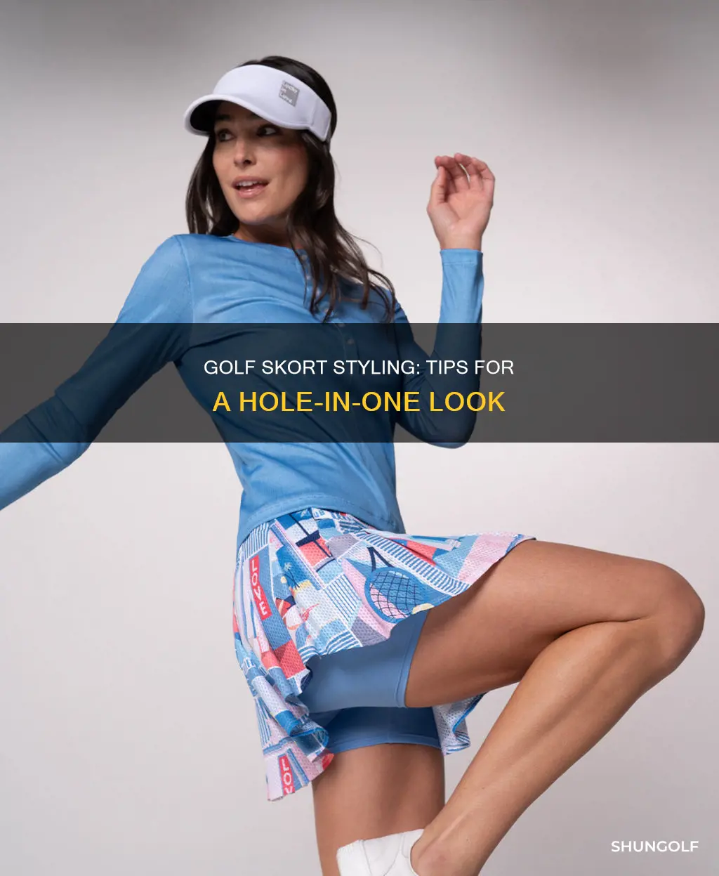 how to style golf skort
