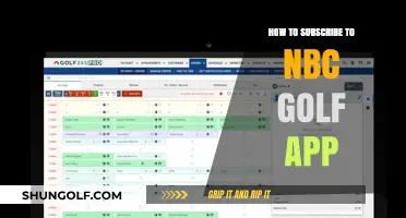 Subscribe to NBC Golf App: Easy Steps for Golf Fans