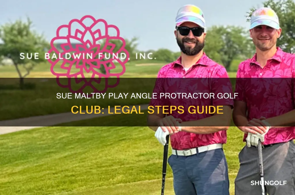 how to sue maltby play angle protractor golf club