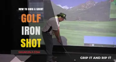 Mastering the Art of Swinging a Short Golf Iron Shot