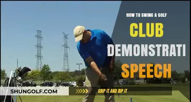 Mastering the Golf Swing: A Step-by-Step Demonstration Speech Guide