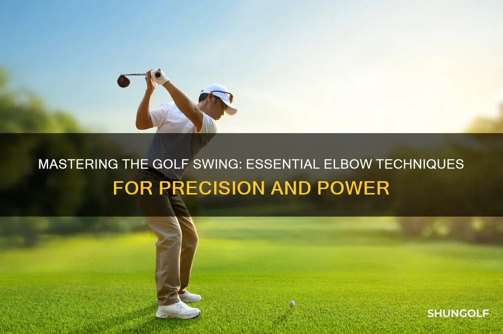 how to swing a golf club elbows