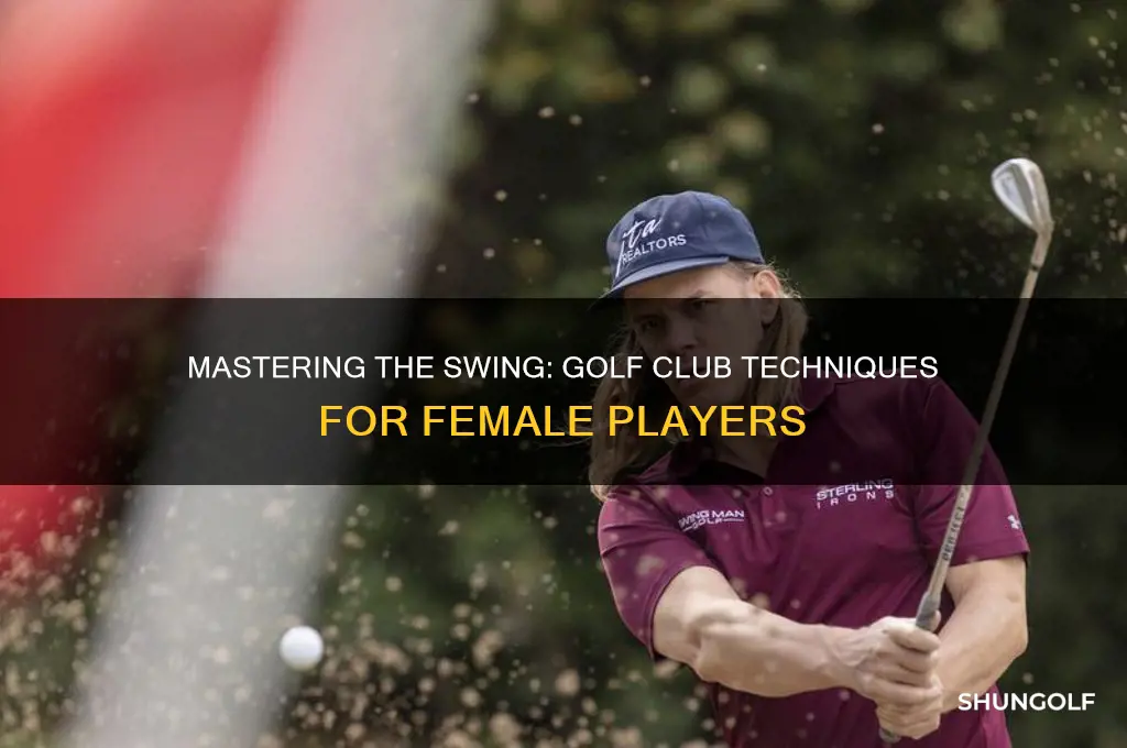 how to swing a golf club female