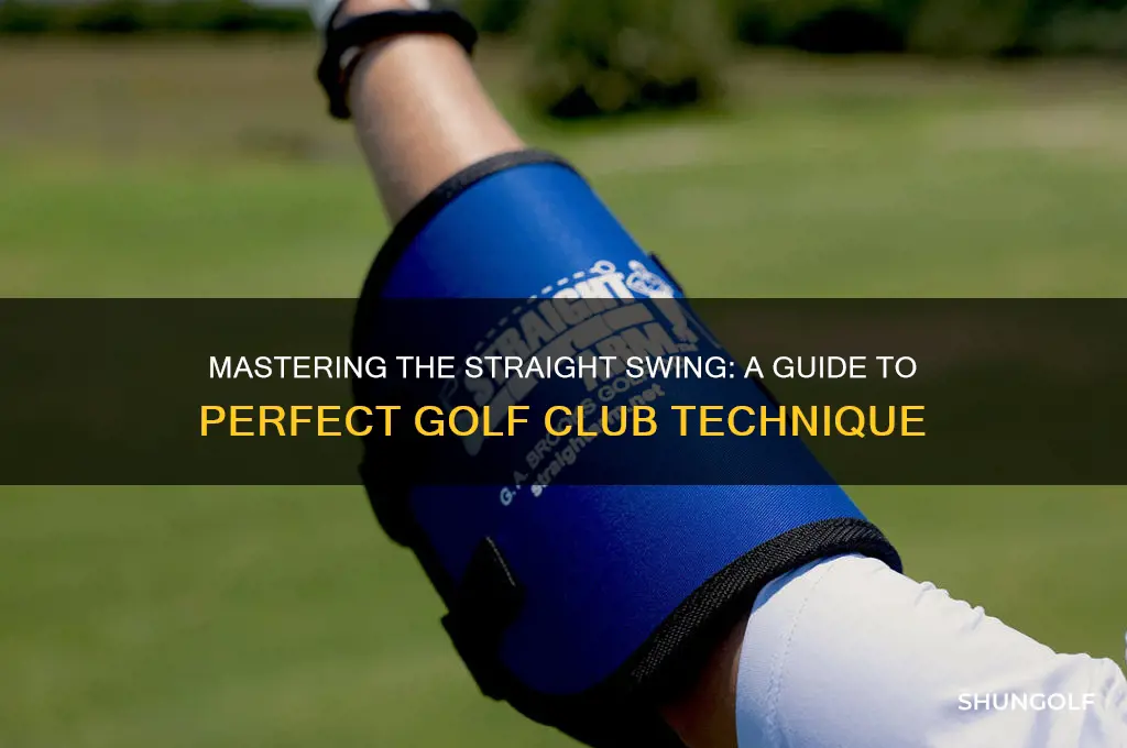 how to swing a golf club straight