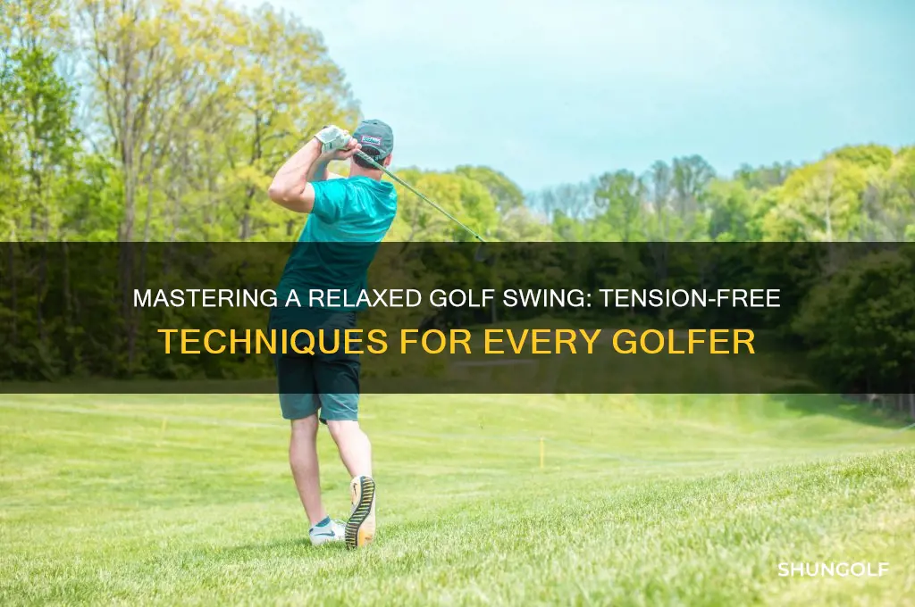 how to swing a golf club tension free