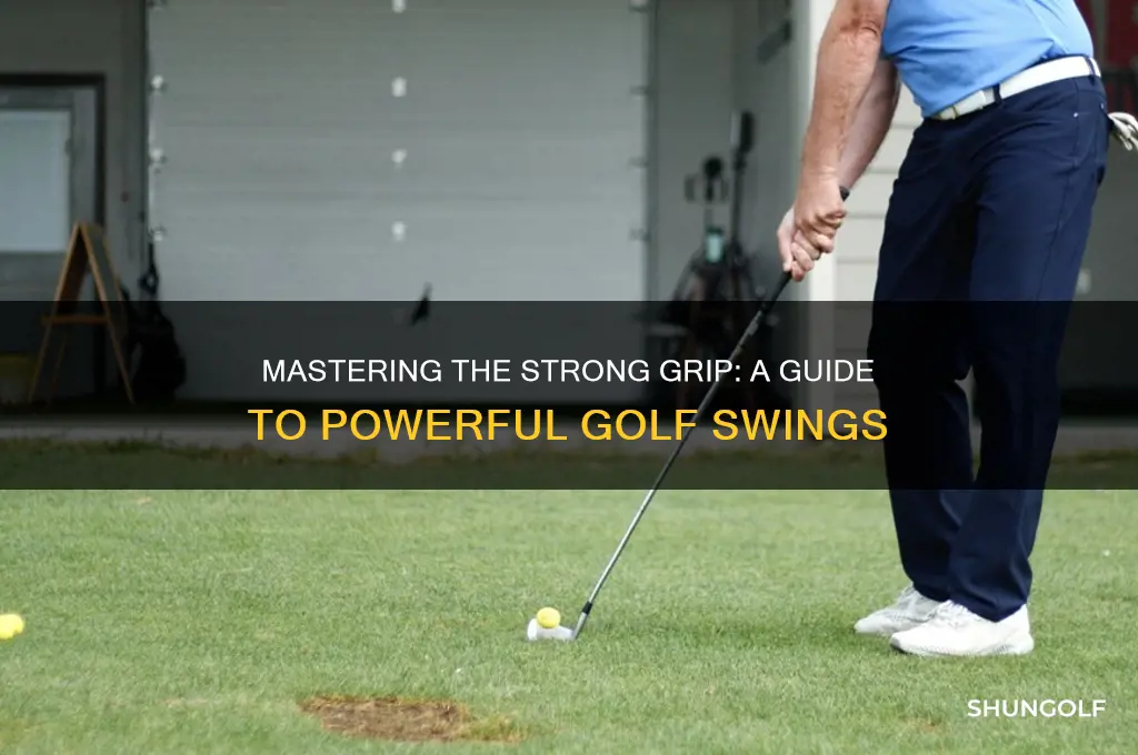 how to swing a golf club with a strong grip