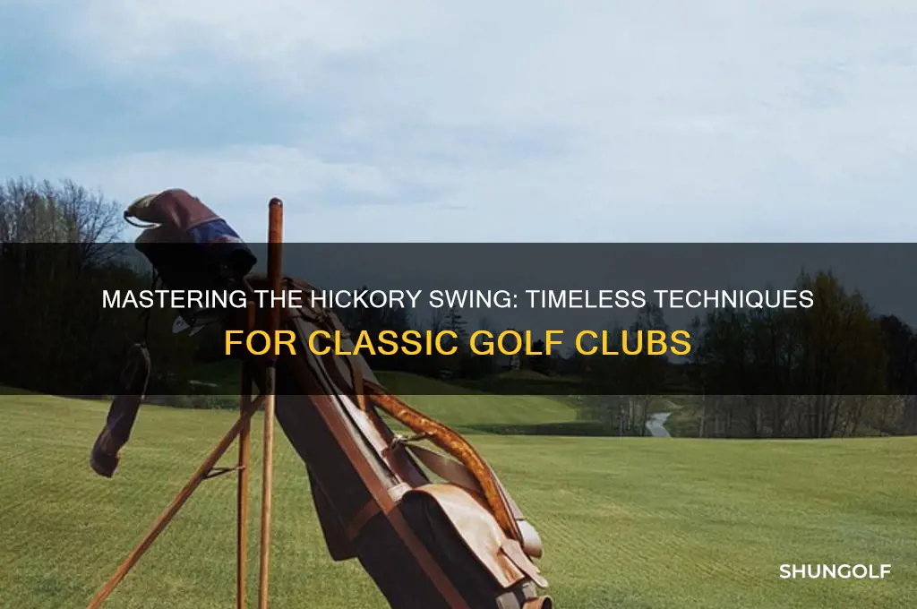 how to swing a hickory golf club