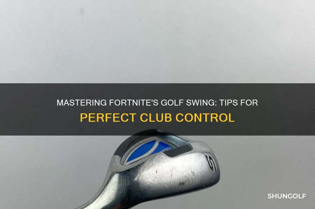 how to swing golf club fortnite