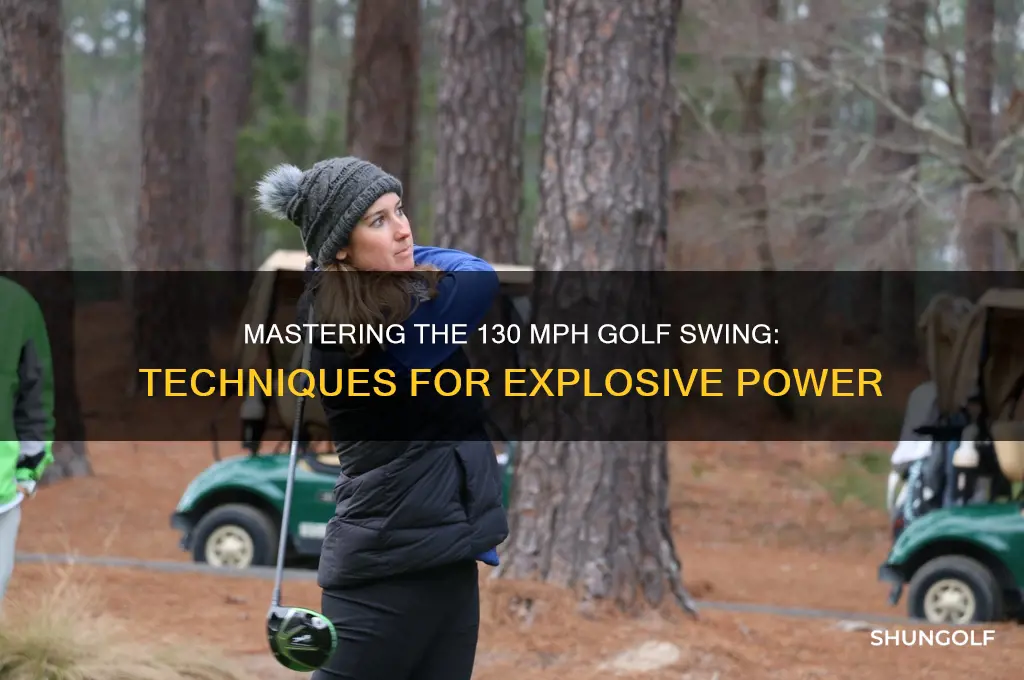 how to swing the golf club 130 mph