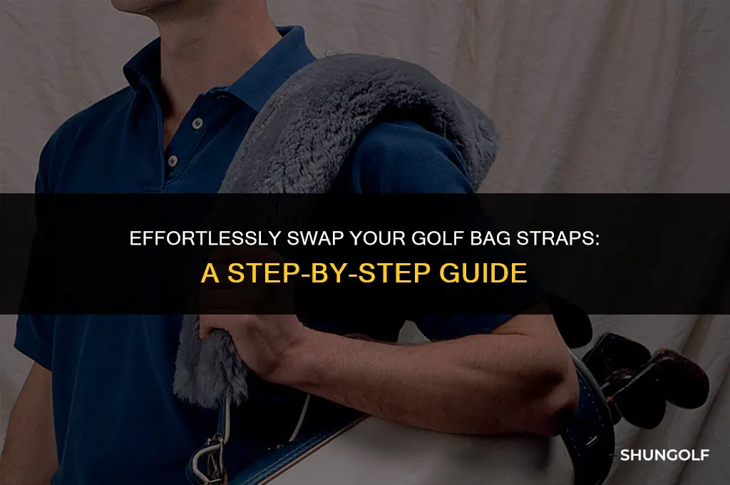 how to switch golf bag straps