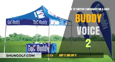 Switching Languages on Golf Buddy Voice 2: A Simple Guide